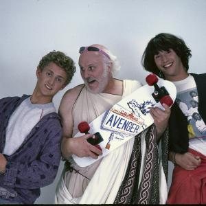 Still of Keanu Reeves, Tony Steedman and Alex Winter in Bill & Ted's Excellent Adventure (1989)