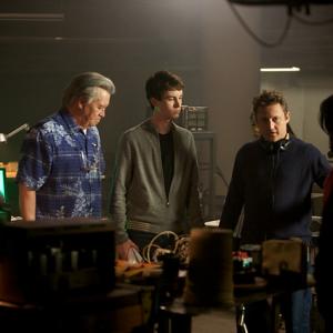 Nathan Keyes, Barry Corbin, Ryan Kelley and Alex Winter On set of Ben 10: Alien Swarm