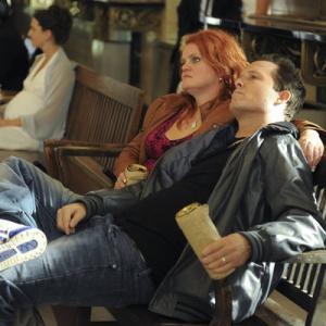 Still of Dean Winters and Melissa McMeekin in 30 Rock (2006)
