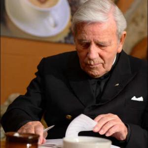 Norman Wisdom playing the part of the vicar in the 2007 film Expresso.