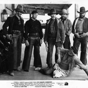 Still of Walter Brennan, Francis Ford, John Ireland, Fred Libby, Mickey Simpson and Grant Withers in My Darling Clementine (1946)
