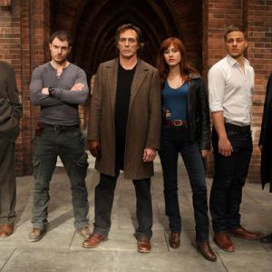 Still of Donald Sutherland William Fichtner Marc Lavoine Gabriella Pession Tom Wlaschiha and Tommy McConnel in Crossing Lines 2013