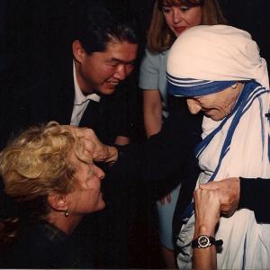 Marcia with Mother Teresa