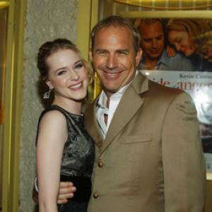 Kevin Costner and Evan Rachel Wood at event of The Upside of Anger 2005