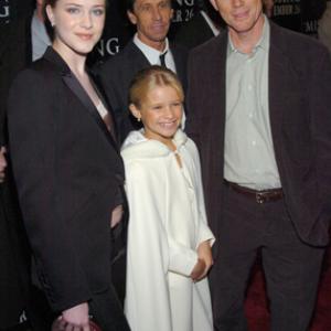 Ron Howard Brian Grazer Jenna Boyd and Evan Rachel Wood at event of The Missing 2003