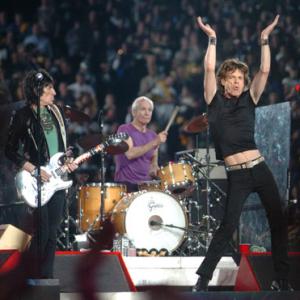 Mick Jagger Charlie Watts Ron Wood and The Rolling Stones at event of Super Bowl XL 2006