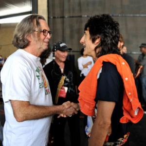 Eric Clapton and Ronnie Wood