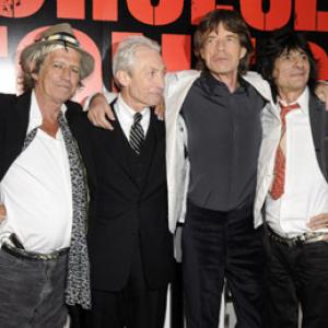 Mick Jagger and Ronnie Wood at event of Shine a Light (2008)