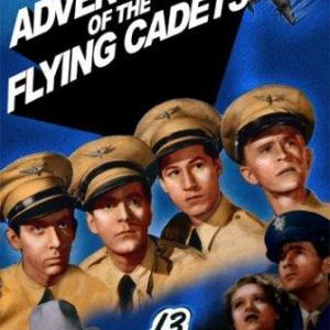 Robert Armstrong William Billy Benedict Johnny Downs Jennifer Holt Bobby Jordan and Ward Wood in Adventures of the Flying Cadets 1943