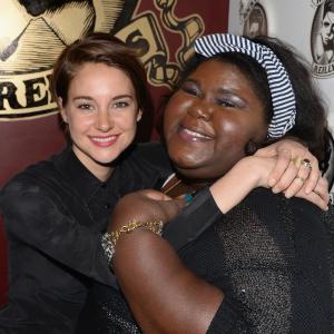 Shailene Woodley and Gabourey Sidibe at event of White Bird in a Blizzard 2014