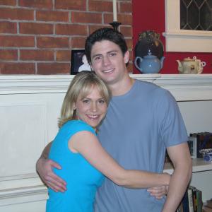 Barbara Alyn Woods with James Lafferty  One Tree Hill