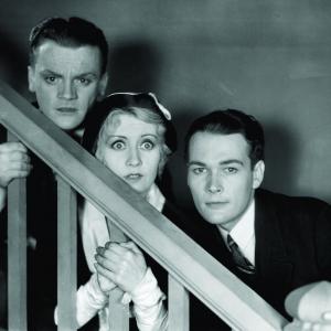 Still of James Cagney Joan Blondell and Edward Woods in The Public Enemy 1931
