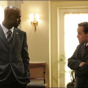 Still of Peter MacNicol and D.B. Woodside in 24 (2001)