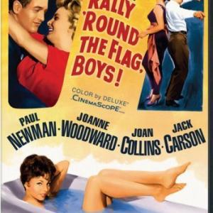 Paul Newman Joan Collins and Joanne Woodward in Rally Round the Flag Boys! 1958