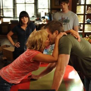 Still of Martha Plimpton Garret Dillahunt Shannon Woodward and Jimmy Lucas in Mazyle Houp 2010