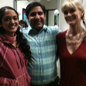Anisha Nagarajan Parvesh Cheena  Jackie OBrien on Outsourced the Todd Couple episode