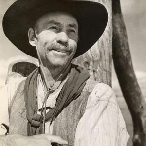 Hank Worden in a publicity still from Red River  submitted by his daughter
