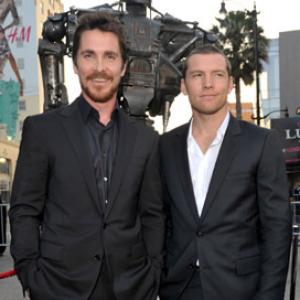 Christian Bale and Sam Worthington at event of Terminator Salvation 2009