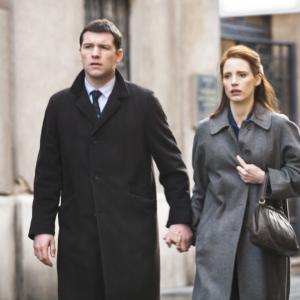 Still of Sam Worthington and Jessica Chastain in The Debt (2010)