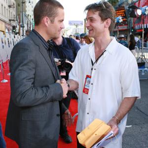 Paul Walker and Braden Wright on the red carpet.