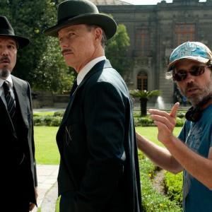 On the set of FOR GREATER GLORY with cast members Ruben Blades and Bruce Greenwood
