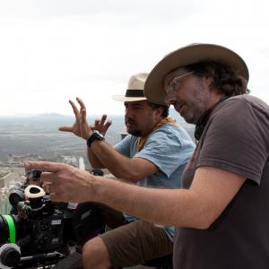 On the set of FOR GREATER GLORY with Cinematographer Eduardo Martínez Solares