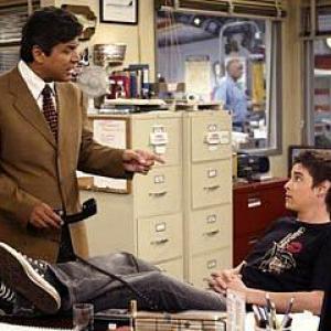 George Lopez and Trevor Wright in George Lopez 2002