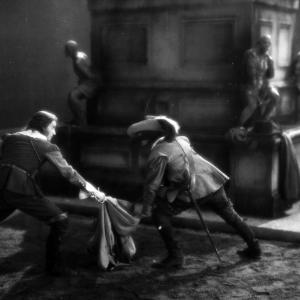 Still of Pierre Blanchar Alberto Cavalcanti and Henry Wulschleger in Le capitaine Fracasse 1929
