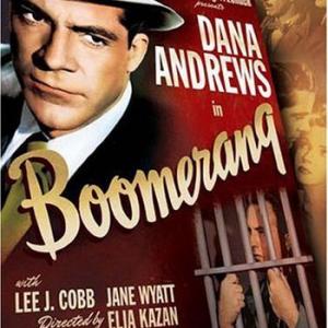 Dana Andrews and Jane Wyatt in Boomerang! 1947