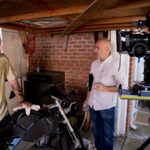 Roman Wyden, directing on set of VA PSA 'Talking about it matters'