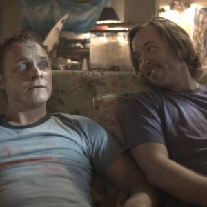 Still of Chris Wylde and David Anders in The Revenant (2009)