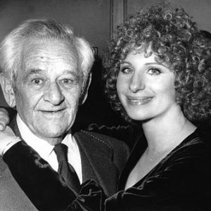 William Wyler Director with Barbra Streisand 1977 IV