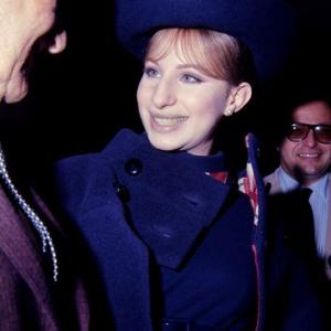 Barbra Streisand & Director William Wyler at a 
