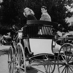Ronald Reagan with first wife Jane Wyman C. 1940