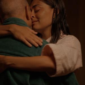 Still of Juliana Paes and Nelson Xavier in A Despedida 2014