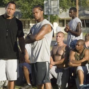 Still of Dwayne Johnson and Xzibit in Gridiron Gang 2006
