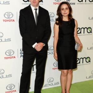 Craig Rosebraugh and Marianna Yarovskaya at the EMA Awards (Greedy Lying Bastards film)