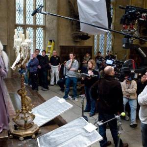 Still of Michael Gambon and David Yates in Haris Poteris ir netikras princas (2009)