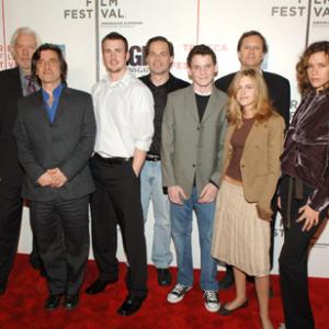 Donald Sutherland Griffin Dunne Michael Burns Paz de la Huerta Chris Evans Tom Ortenberg Kristen Stewart and Anton Yelchin at event of Fierce People 2005