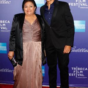 NEW YORK  APRIL 21 Jose Yenque and his mother Teresa Yenque attend the Whole Lotta Sole premiere at 2012 Tribeca Film Festival