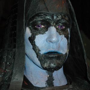 Lee Pace as Ronan in his 3rd  final stage of Makeup for Guardians of the Galaxy