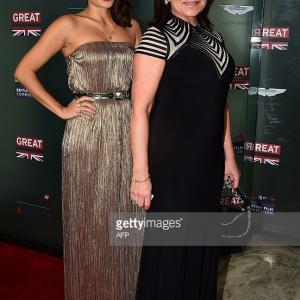 Elizabeth  her daughter Bella at the GREAT British Film Reception honoring the British nominees of the 87th Annual Academy Awards