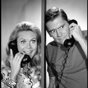 Bewitched Elizabeth Montgomery and Dick York c 1966 ABC