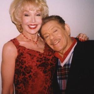 Francine York with Jerry Stiller, guest starring as Evelyn in King of Queens.