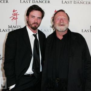 Actor Aden Young and Actor Jack Thompson arrive for the premiere of Mao Last Dancer at the State Theatre on September 21 2009 in Sydney Australia