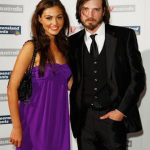 Actor Aden Young and Phoebe Tonkin arrive for the Inside Film Awards