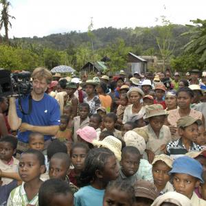 Andrew Young filming in Madagascar