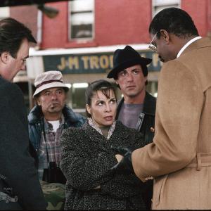 Still of Sylvester Stallone Talia Shire and Burt Young in Rocky V 1990
