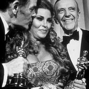 Academy Awards 42nd Annual Gig Young Raquel Welch and Fred Astaire