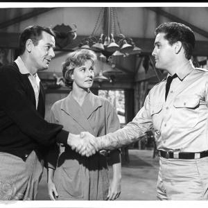 Still of Elvis Presley Lola Albright and Gig Young in Kid Galahad 1962